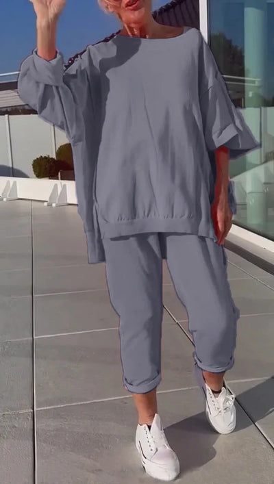 Agatha™ - Damski Przewiewny Oversize'owy Dwuczęściowy Zestaw