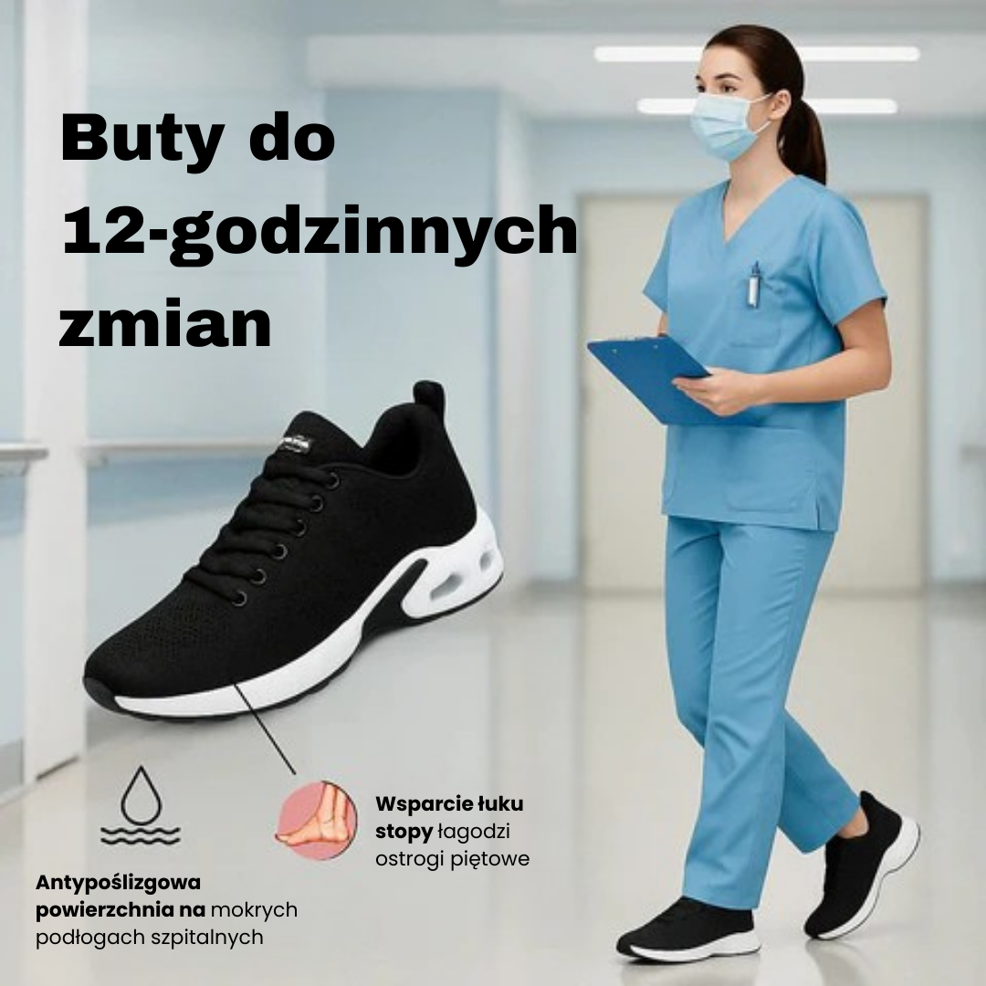 Duriva™ – Wygodne i Zapewniające Wsparcie Obuwie do Długich Zmian w Pracy