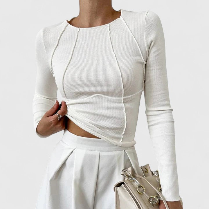 Elzbieta™ - Wygodna bluzka z długim rękawem