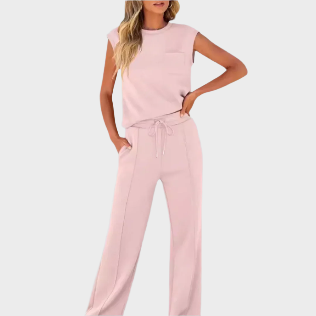 Lena™ - Wygodny zestaw dwuczęściowy z sznurkiem