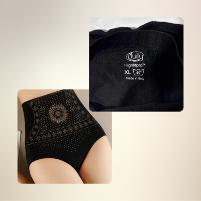 SlimFit™ - Komfortowe Majtki z Wysokim Stanem i Wsparciem Brzucha – 5 sztuk