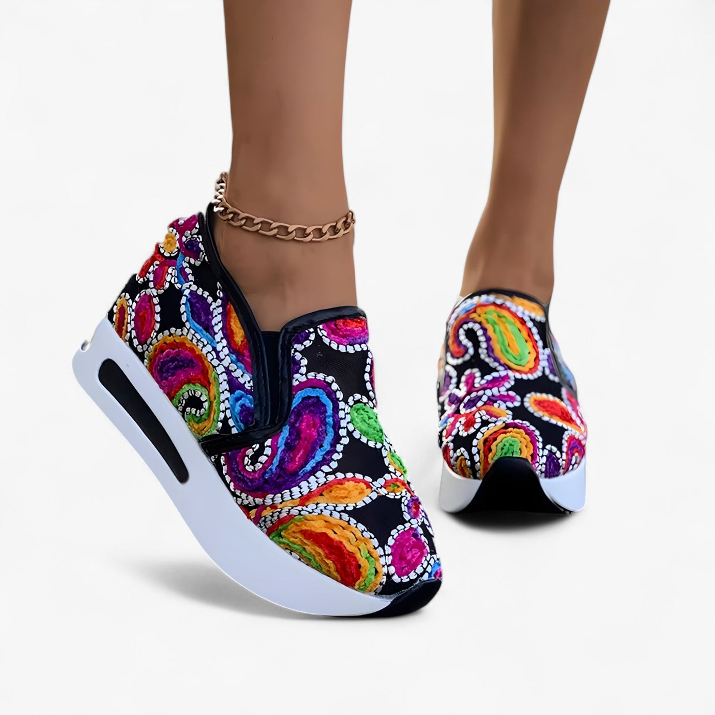 Zerina™ – Haftowane buty – Eleganckie i Wygodne