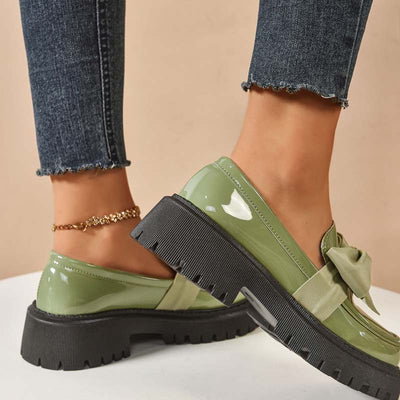 Ravisse™ - Eleganckie i Urocze Mokasyny na Platformie z Kokardką